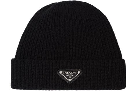 black prada beanie|prada wool and cashmere beanie.